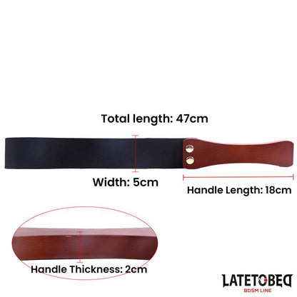 LATETOBED BDSM LINE - WOODEN HANDLE PADDLE 47 CM