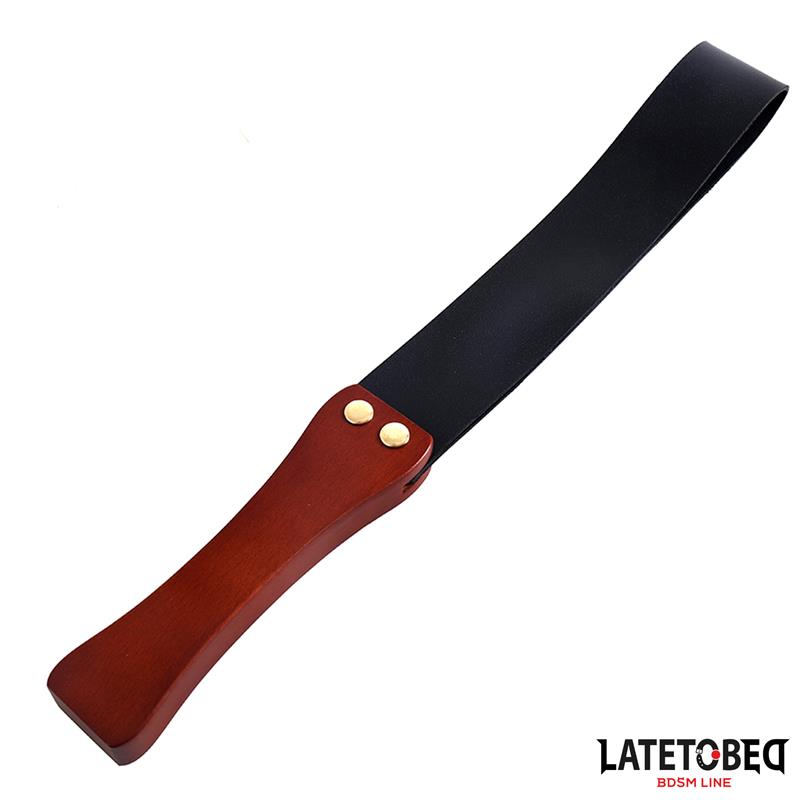 LATETOBED BDSM LINE - WOODEN HANDLE PADDLE 47 CM
