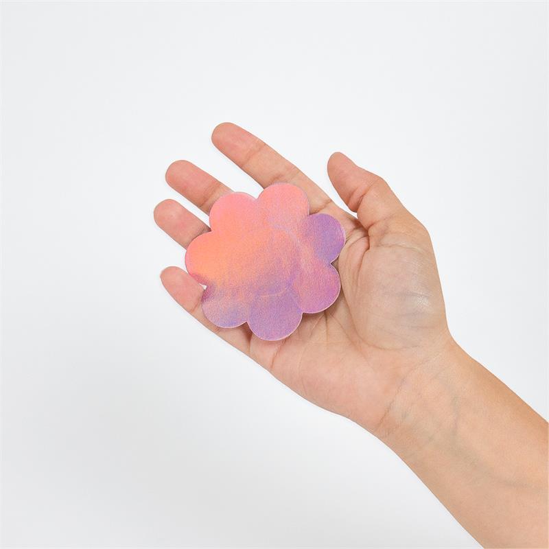 SECRET PLAY - WOW BOOBS! NIPPLE COVERS FLOWER SHAPPED HOLOGRAPHIC