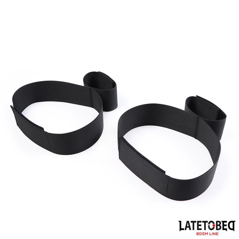 LATETOBED BDSM LINE - WRIST AND THIGH RESTRAINTS NYLON