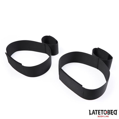 LATETOBED BDSM LINE - WRIST AND THIGH RESTRAINTS NYLON