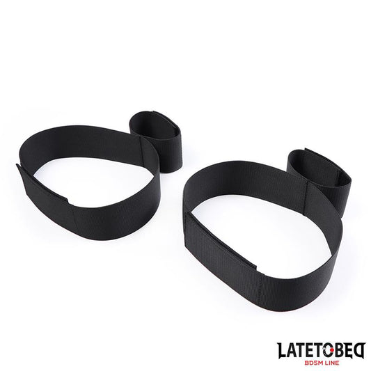 LATETOBED BDSM LINE - WRIST AND THIGH RESTRAINTS NYLON
