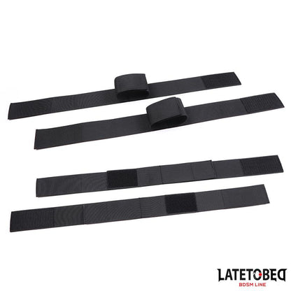 LATETOBED BDSM LINE - WRIST AND THIGH RESTRAINTS NYLON