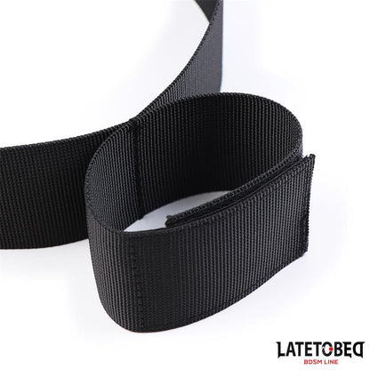 LATETOBED BDSM LINE - WRIST AND THIGH RESTRAINTS NYLON