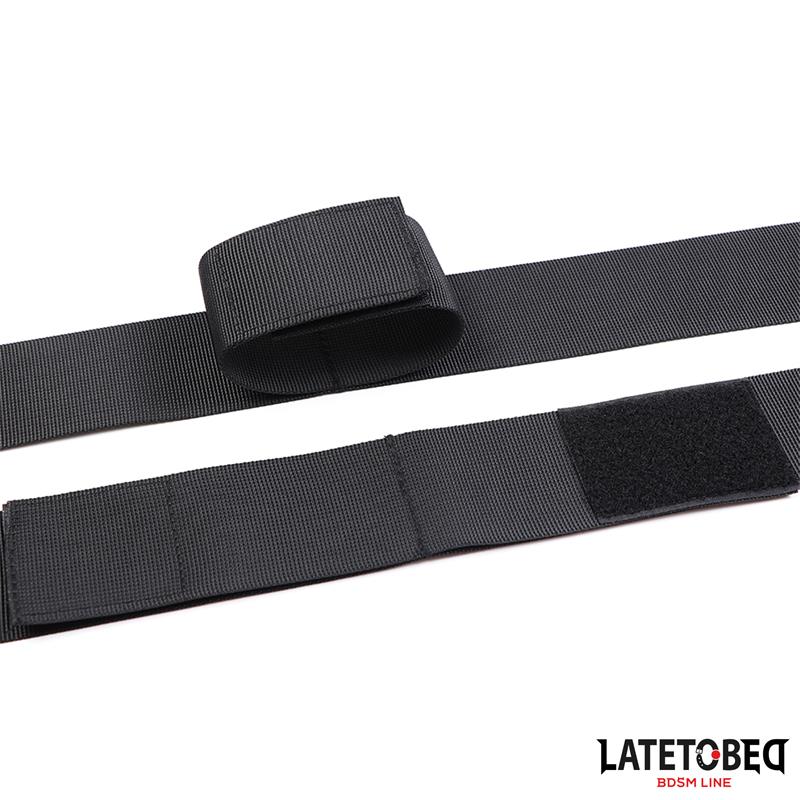 LATETOBED BDSM LINE - WRIST AND THIGH RESTRAINTS NYLON