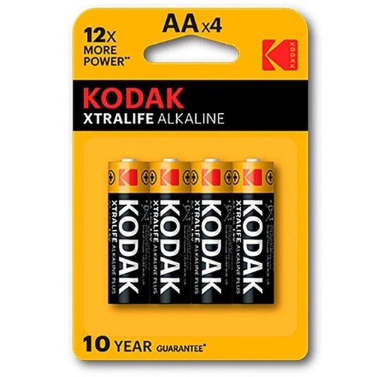 KODAK - XTRALIFE ALKALINE BATTERY AA LR6 BLISTER OF 4