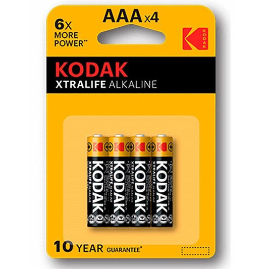 KODAK - XTRALIFE ALKALINE BATTERY AAA LR3 BLISTER OF 4