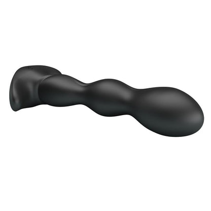 PRETTYLOVE - YALE BUTT PLUG WITH VIBRATION BLACK