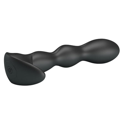 PRETTYLOVE - YALE BUTT PLUG WITH VIBRATION BLACK