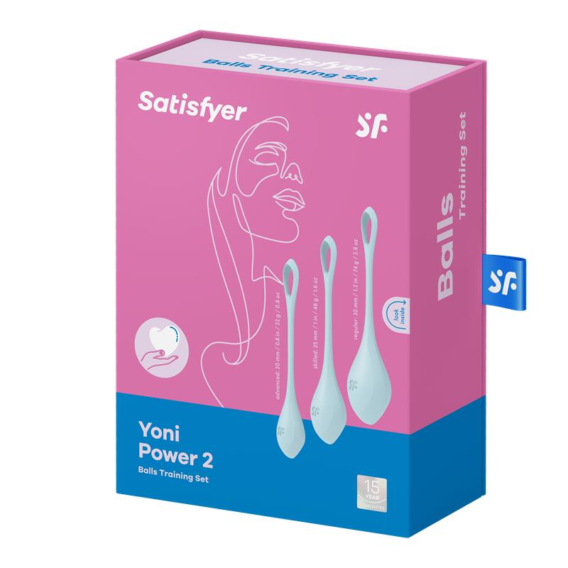 SATISFYER - YONI POWER 2 TRAINING SET BLUE