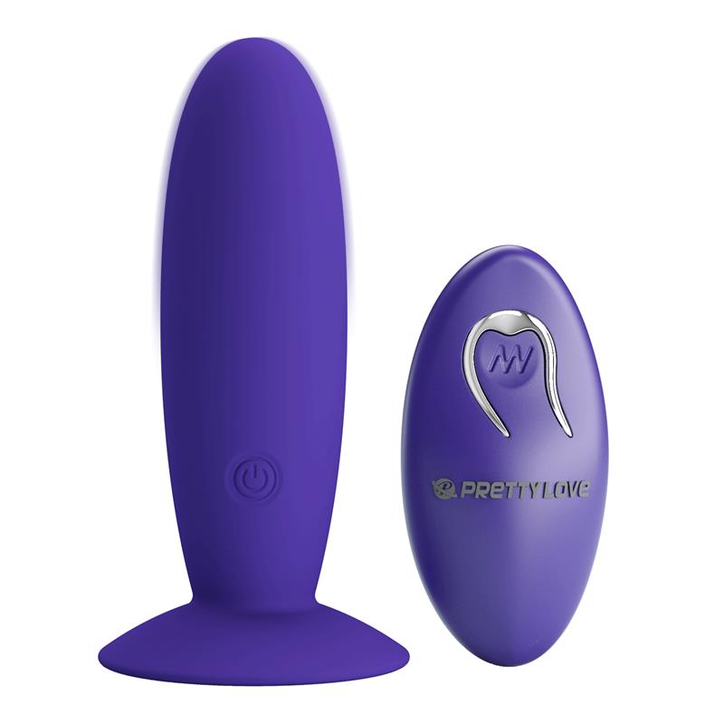 PRETTY LOVE - YOUTH PLUG ANAL VIBRATOR REMOTE CONTROL VIOLET