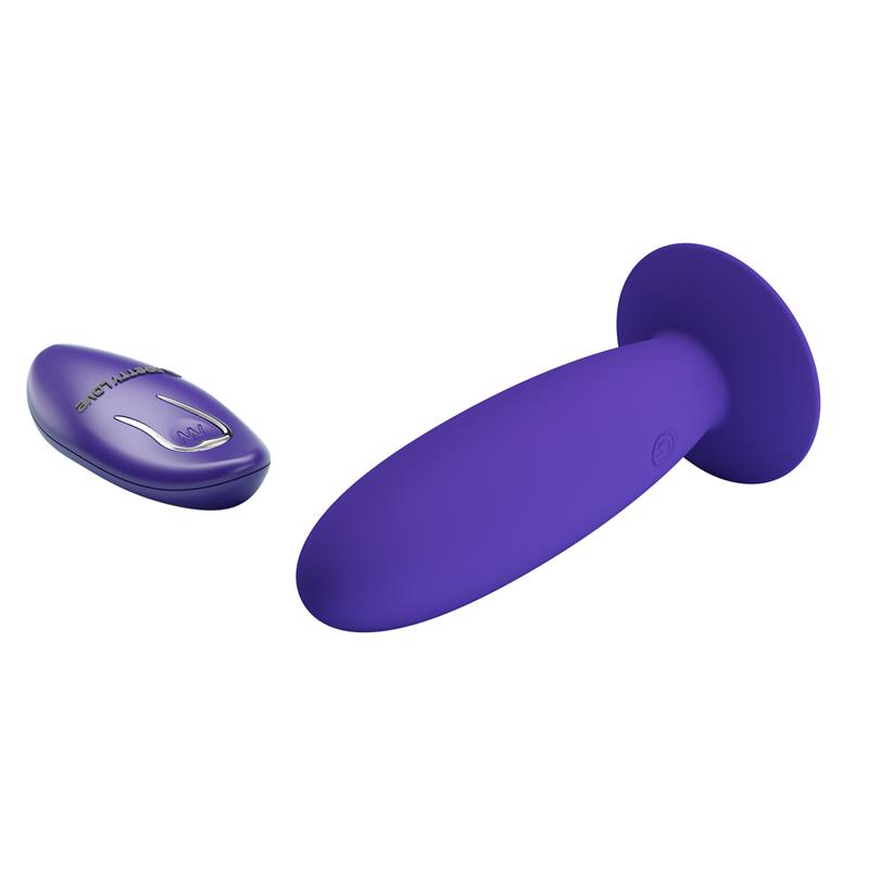 PRETTY LOVE - YOUTH PLUG ANAL VIBRATOR REMOTE CONTROL VIOLET