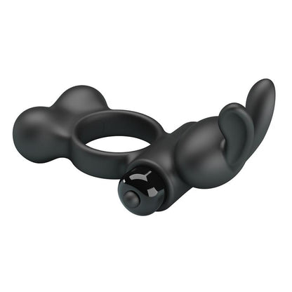 PRETTYLOVE - YUSUF VIBRATING PENIS RING WITH STEEL BEADS 2X33GR