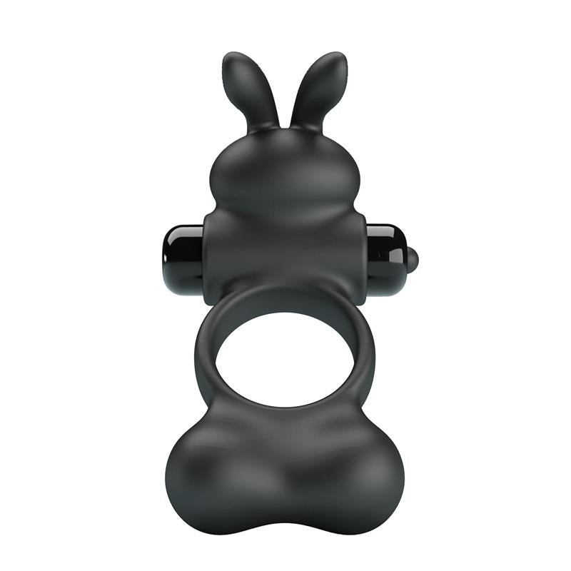 PRETTYLOVE - YUSUF VIBRATING PENIS RING WITH STEEL BEADS 2X33GR