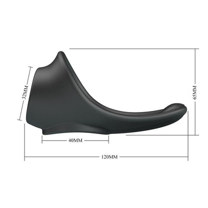 CRAZY BULL - ZADOK SILICONE COCK AND TESTICLES RING