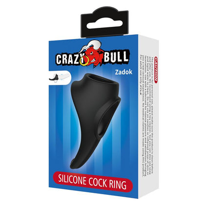 CRAZY BULL - ZADOK SILICONE COCK AND TESTICLES RING