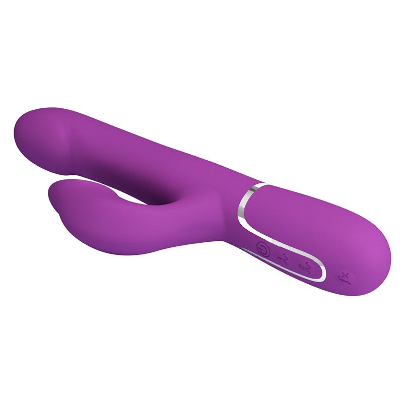 PRETTY LOVE - 4 IN 1 MULTIFUNCTION VIBRATOR & STIMULATOR PURPLE