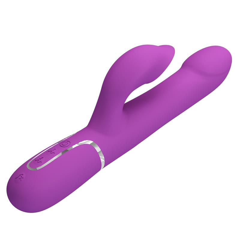 PRETTY LOVE - 4 IN 1 MULTIFUNCTION VIBRATOR & STIMULATOR PURPLE
