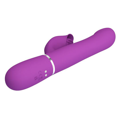 PRETTY LOVE - 4 IN 1 MULTIFUNCTION VIBRATOR & STIMULATOR PURPLE