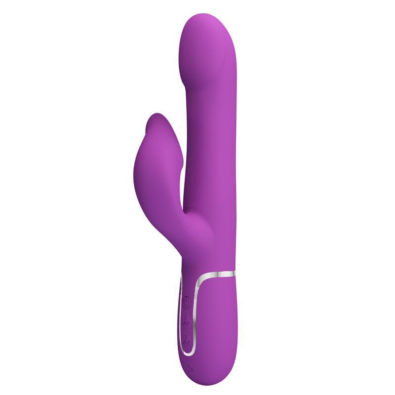 PRETTY LOVE - 4 IN 1 MULTIFUNCTION VIBRATOR & STIMULATOR PURPLE