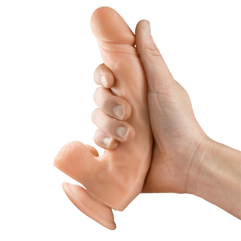 MAX & CO - ZANE REALISTIC DILDO WITH TESTICLES FLESH 7,6 - 19.5 CM