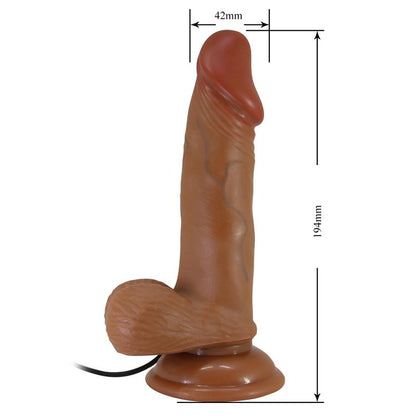 BAILE - ZEBULON DILDO VIBRADOR REALISTA 7.6
