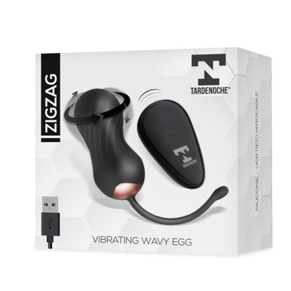 TARDENOCHE - ZIGZAG VIBRATING AND ZIGZAGGING EGG WITH REMOTE CONTROL