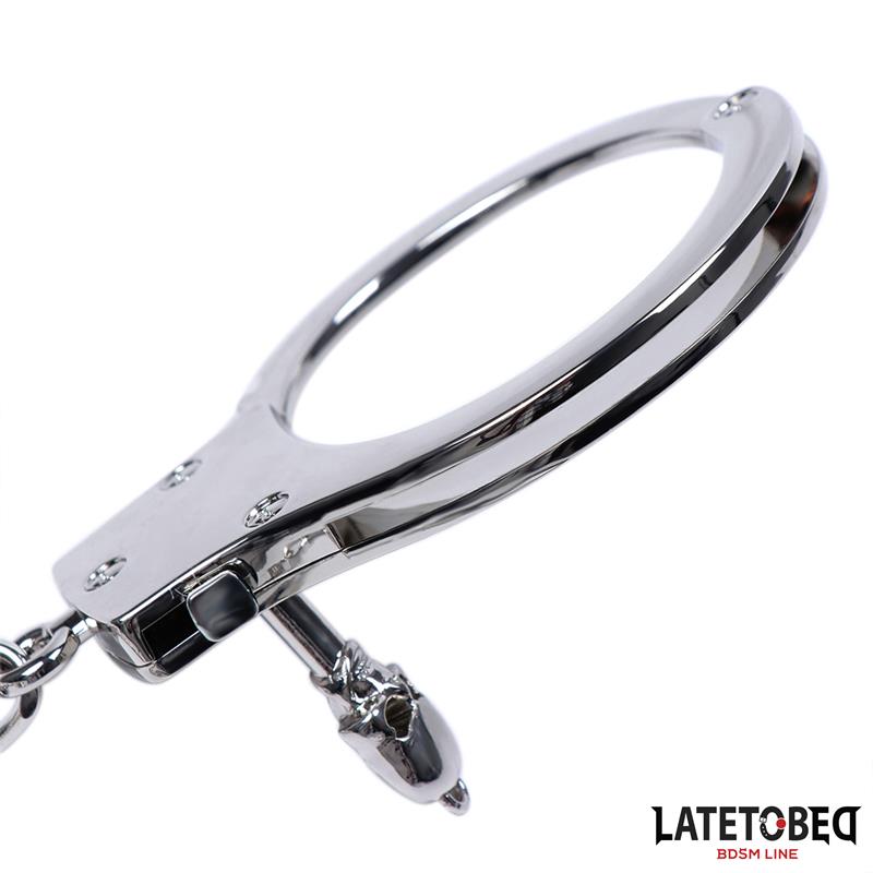LATETOBED BDSM LINE - ZINC ALLOY CUFF 252G