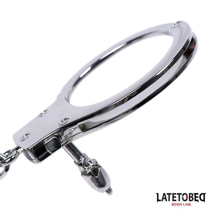 LATETOBED BDSM LINE - ZINC ALLOY CUFF 252G