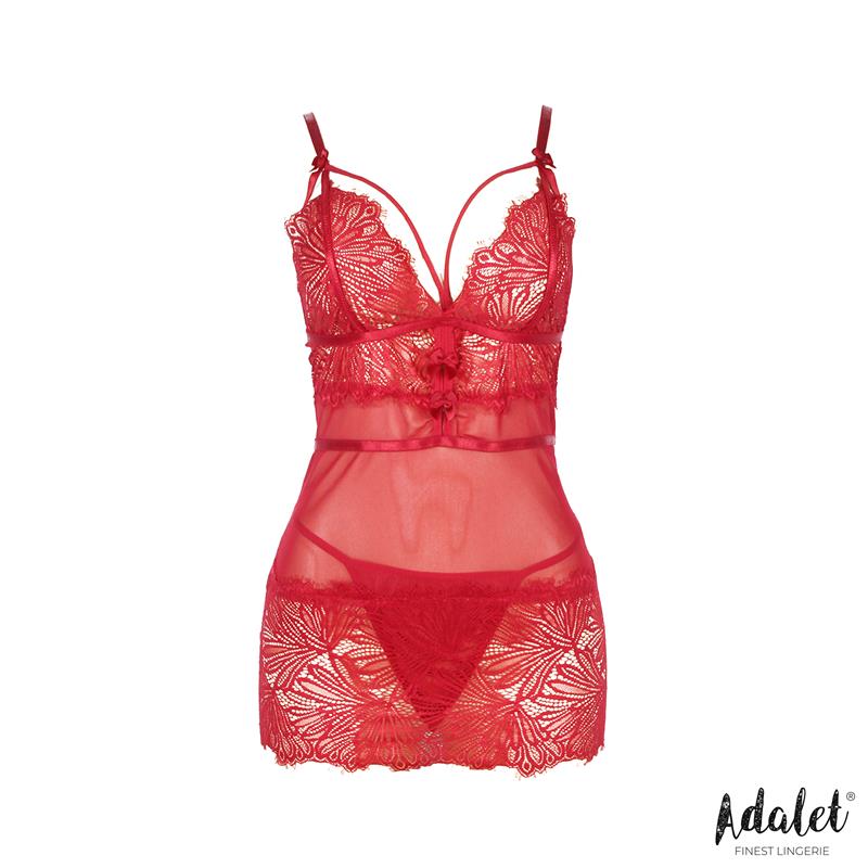 ADALET LINGERIE - ZOE OPEN BACK BABYDOLL AND THONG
