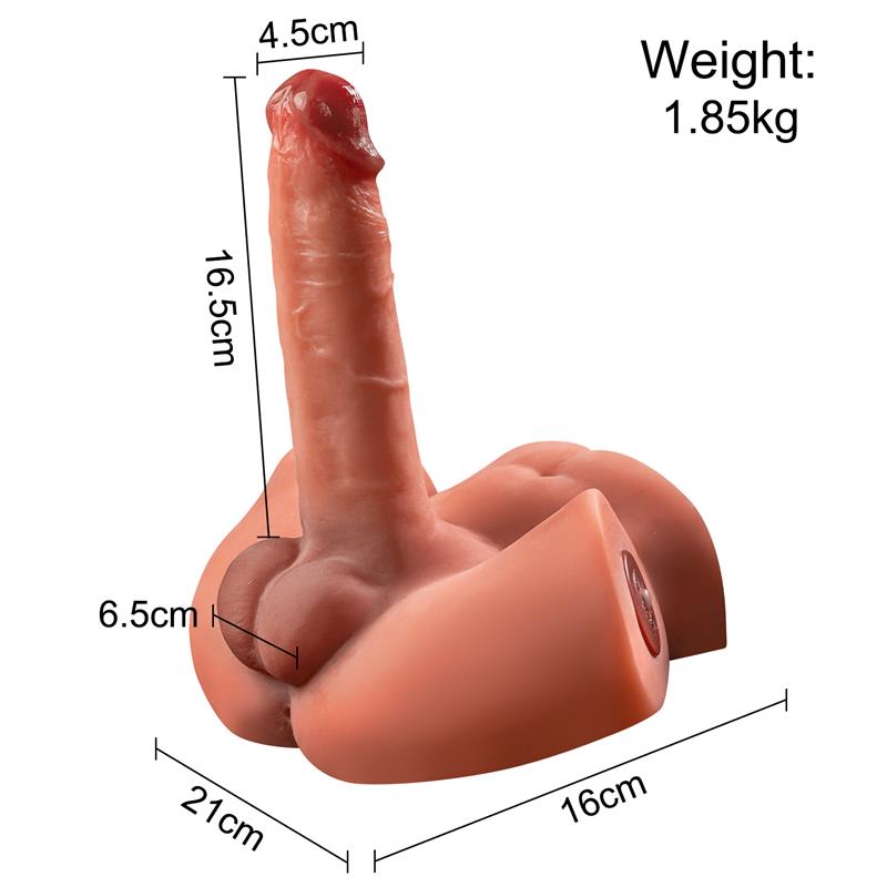 XISE - ZOE SEMI TORSO WITH VIBRATION AND THRUSTING 1.3 KG