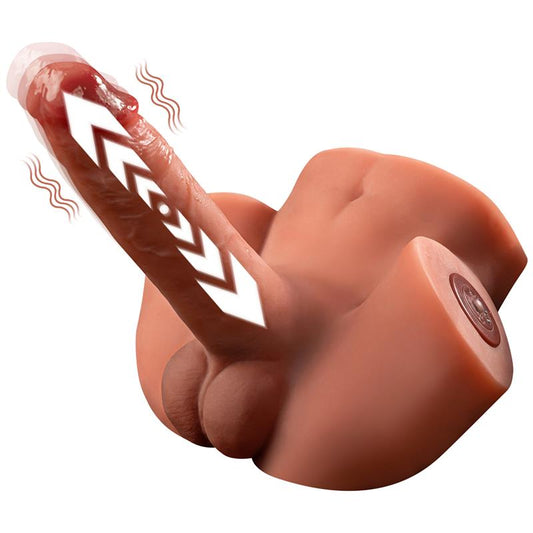 XISE - ZOE SEMI TORSO WITH VIBRATION AND THRUSTING 1.3 KG