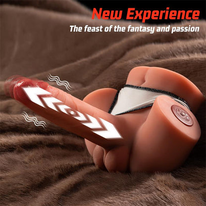 XISE - ZOE SEMI TORSO WITH VIBRATION AND THRUSTING 1.3 KG