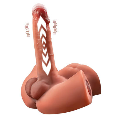 XISE - ZOE SEMI TORSO WITH VIBRATION AND THRUSTING 1.3 KG
