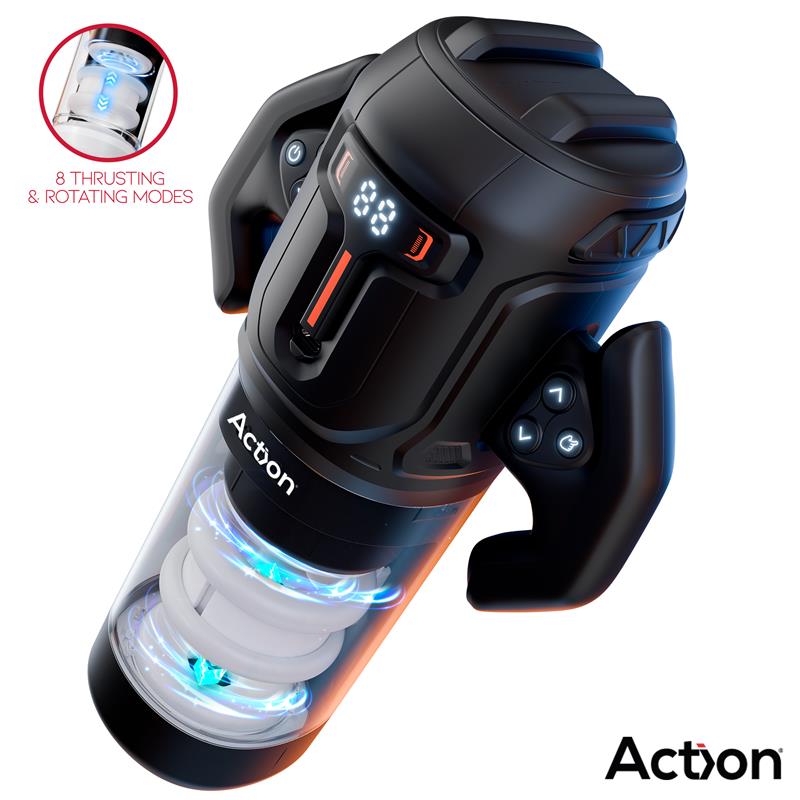 ACTION - ZYON ADVANCE AUTOMATIC THRUSTING AND ROTATING MASTURBATOR