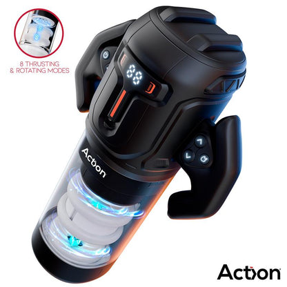 ACTION - ZYON ADVANCE AUTOMATIC THRUSTING AND ROTATING MASTURBATOR