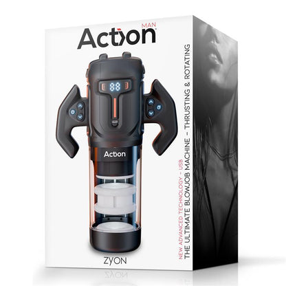ACTION - ZYON ADVANCE AUTOMATIC THRUSTING AND ROTATING MASTURBATOR
