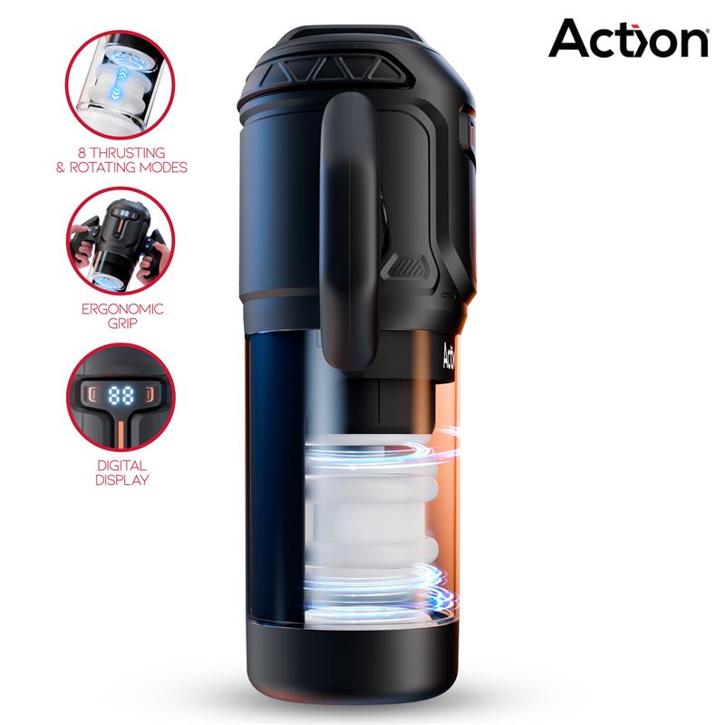 ACTION - ZYON ADVANCE AUTOMATIC THRUSTING AND ROTATING MASTURBATOR