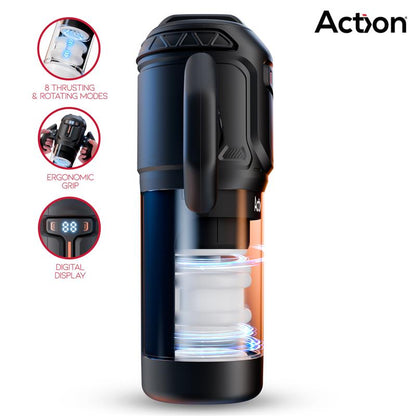 ACTION - ZYON ADVANCE AUTOMATIC THRUSTING AND ROTATING MASTURBATOR