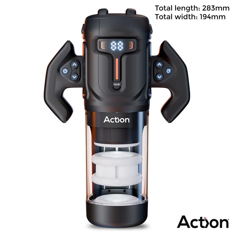 ACTION - ZYON ADVANCE AUTOMATIC THRUSTING AND ROTATING MASTURBATOR