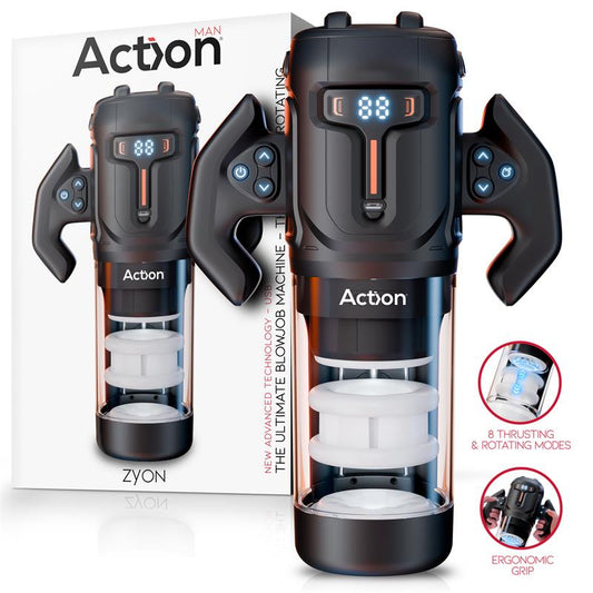 ACTION - ZYON ADVANCE AUTOMATIC THRUSTING AND ROTATING MASTURBATOR